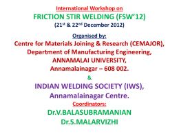 FSW`12 Brochure