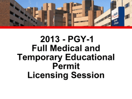 2013_PGY-1_licensure_presenation