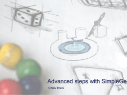 Advanced steps with SimpleGeo