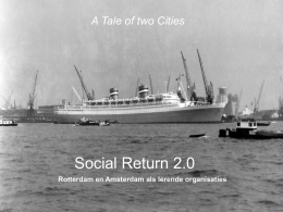 Social Return 2.0 - Gemeente Rotterdam