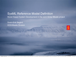 SysML Reference Model Definition