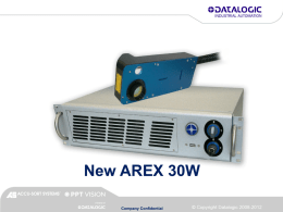 new AREX 30W Presentation