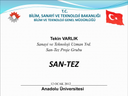 Slide 1 - Anadolu Üniversitesi