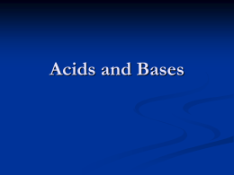 Acids of Bases