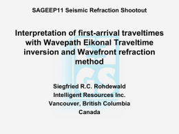 of above blind interpretation (Rohdewald, SAGEEP 2011)