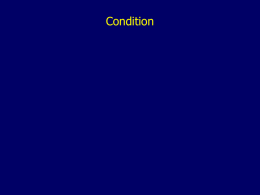 Condition - Jesse R. Fischer