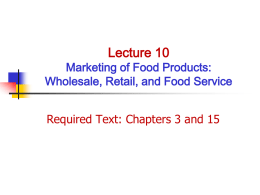 CHAPTER 3 - Department of Agricultural and Applied Economics