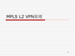 DZ000505 MPLS L2 VPN 原理 - J