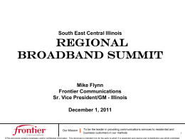 Frontier Communications Presentation by Michael Flynn