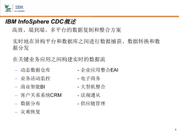 IBM InfoSphere CDC产品介绍