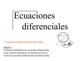 Ecuación diferencial con coeficientes homogéneos Funciones