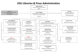 OSU Libraries & Press Administration