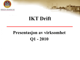 IKT Drift - Bergen kommune