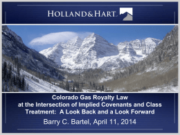 Power Point - Colorado Bar Association