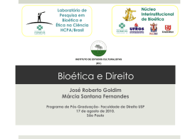 Bioética e Direito (diapositivos)