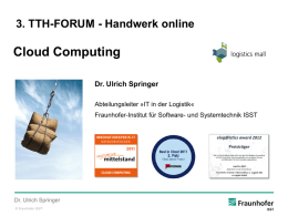 Cloud Computing - TTH-NRW