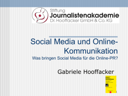 Social Media (Powerpoint) - Online