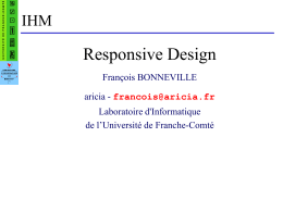 Responsive Design - François Bonneville