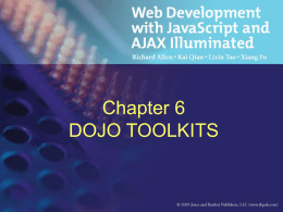 Chapter 6 - Dojo Toolkit