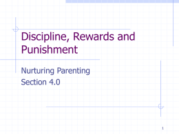 Section 4 Discipline Rewards and Punishment