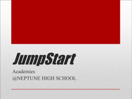 JumpStart - Neptune Township School District