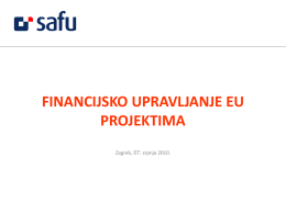 Financijsko upravljanje EU projektima