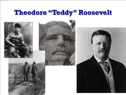 Theodore Roosevelt and Panama Canal PowerPoint