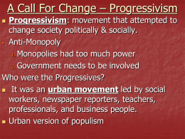 Progressivism PP