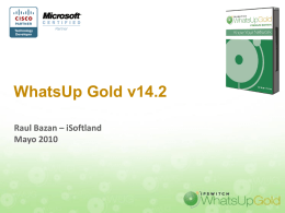 WhatsUp Gold v14.1 and WhatsConfigured v1.0