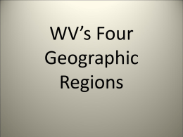 WV Geographic Regions