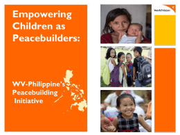 FY15 Child Well-being Reporting WV Philippines