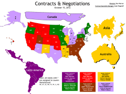 Contracts & Negotiations Coverage Map