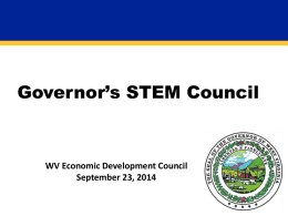 Amelia Courts - Governor`s STEM Council