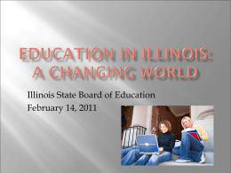 Teacher Education in Illinois: A Changing World