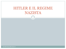 HITLER E IL REGIME NAZISTA