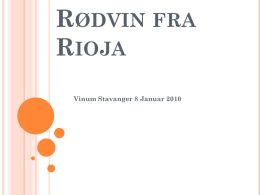 Rioja - Vinum Stavanger