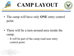 PPT: Camp Layout