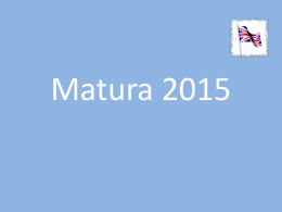 Matura 2015 z języka obcego