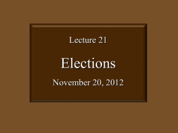 Lecture 21 -- elections