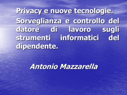 Privacy ed Informatica