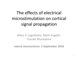 The effects of electrical microstimulation on cortical signal propagation