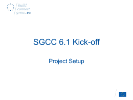 SGCC 6.1 Kick-off