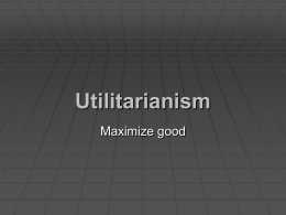 Utilitarianism