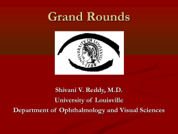 Ocular Cicatrial Pemphigoid - University of Louisville Department of