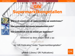 GfK Supermarktkengetallen week 25 2010 (incl. oranje food monitor)
