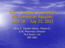 ILAC - Summer Program - Creighton University