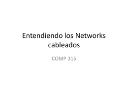 Topologias de los Networks & Tipos de Cables