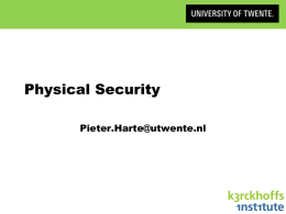 Physical security