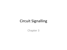 Circuit Signalling