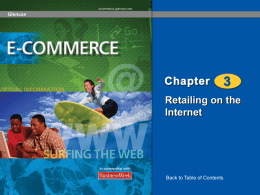 Retailing on the Internet